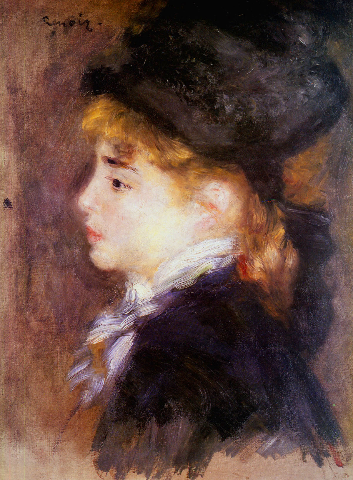 Portrait of Margot. Portrait of a model 1877